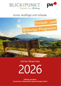 Titelseite Freizeit- und Bildungsprogramm.