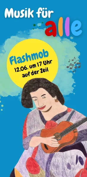 Flashmob_Flyer Titelseite des Flashmob-Flyers