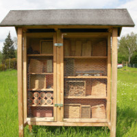 Ein Insektenhaus.